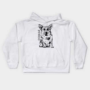 Welsh Corgi Kids Hoodie